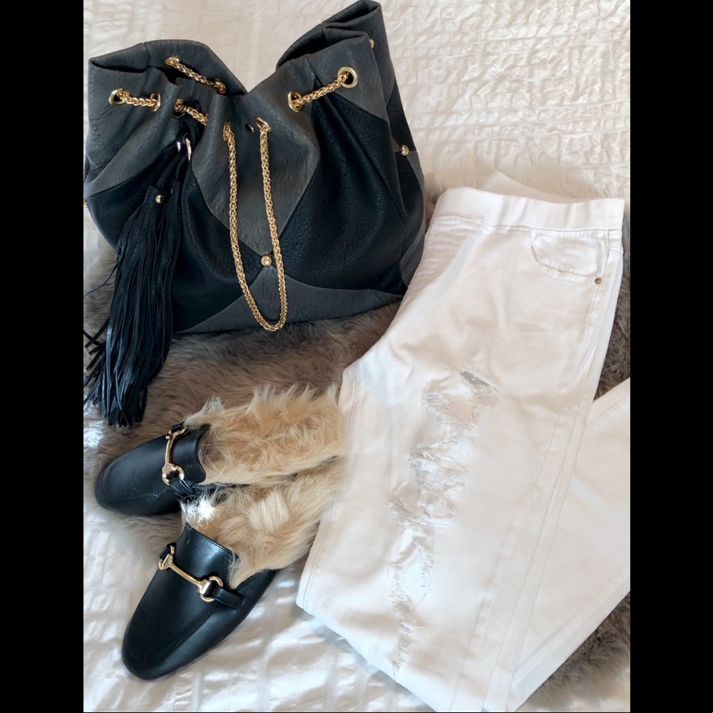 ⚡️Distressed Jegging In White - Picture 6 of 8